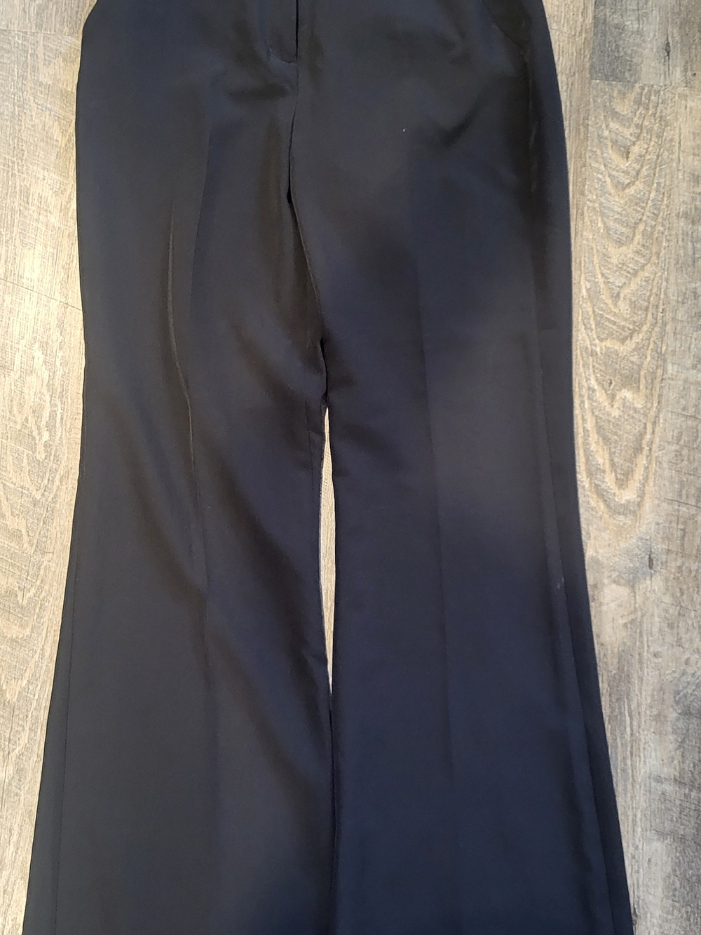 NWT- Express Editor Black Flare Trouser High Rise Dress Pants